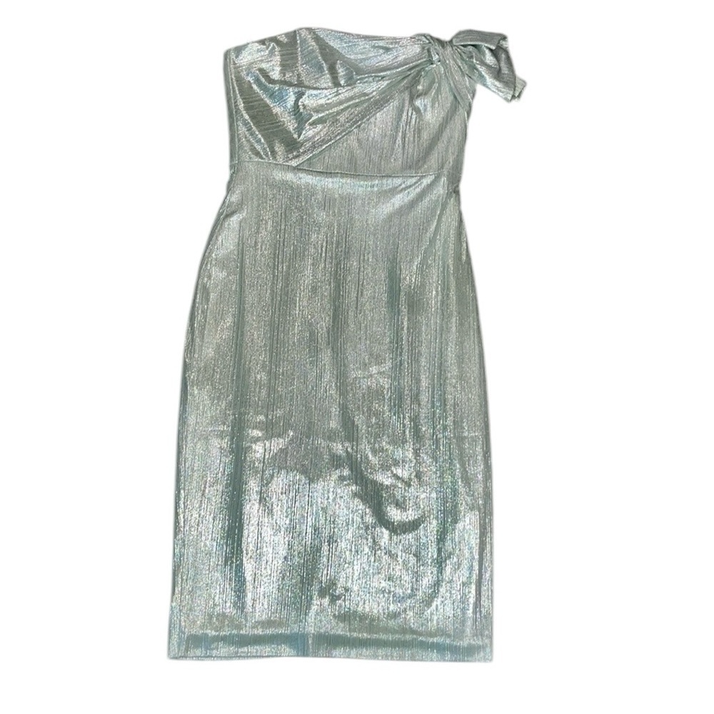 Black Halo Divina Metallic Sheath Dress Size 6 NWT - Picture 6 of 13